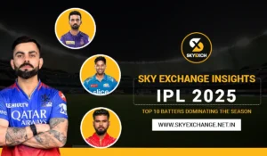 Sky Exchange Insights- IPL 2025 Top 10 Batters Dominating the Season